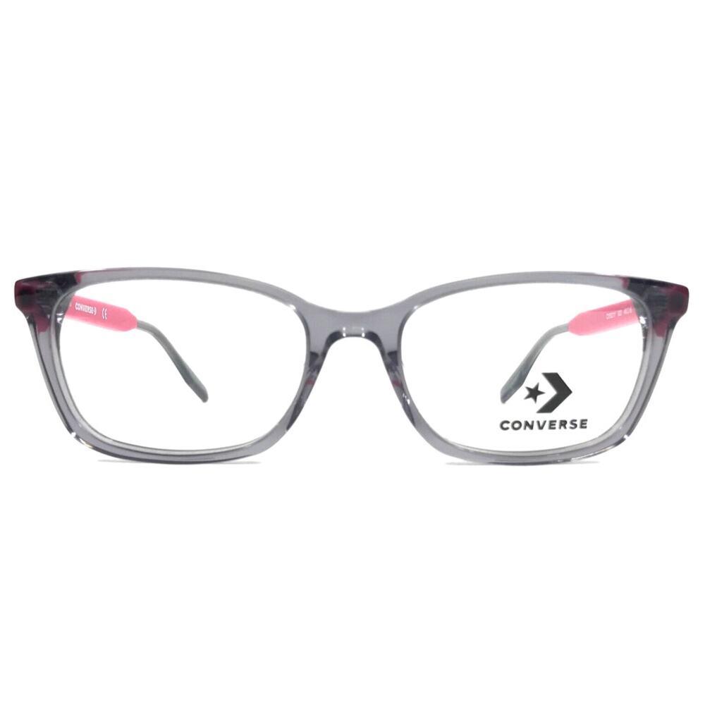 💎✨NEW WITH TAG✨💎Converse Kids Eyeglasses Frames Transparent Gray Pink - Picture 2 of 13